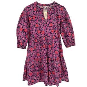 NEW Sundry for Evereve Anywhere Dress Ditzy Floral Cotton Pockets Women's 0 (XS)